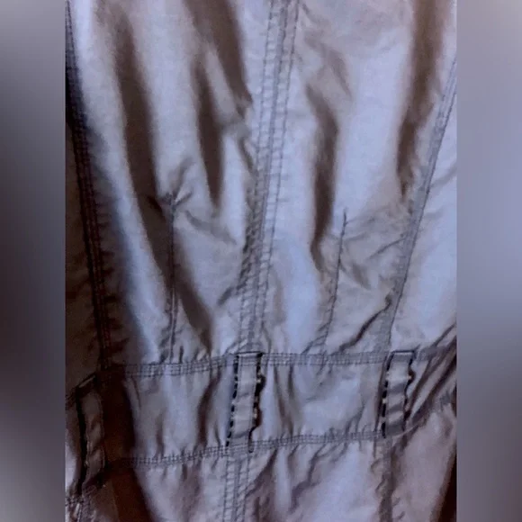 TWIK Long Windbreaker Jacket in Blue with Gold n Blue Lining - Picture 8 of 14